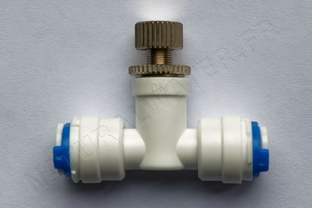 Limiteur de rejet membrane réglable