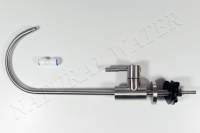Robinet osmoseur Inox satiné, cartouche céramique, raccord rapide 1/4"