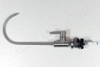 Robinet osmoseur Inox satiné, cartouche céramique, raccord rapide 1/4"