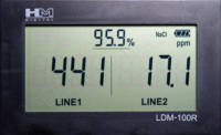 TDS/EC 2 sondes HM LDM-100R pour tuyaux 1/4"